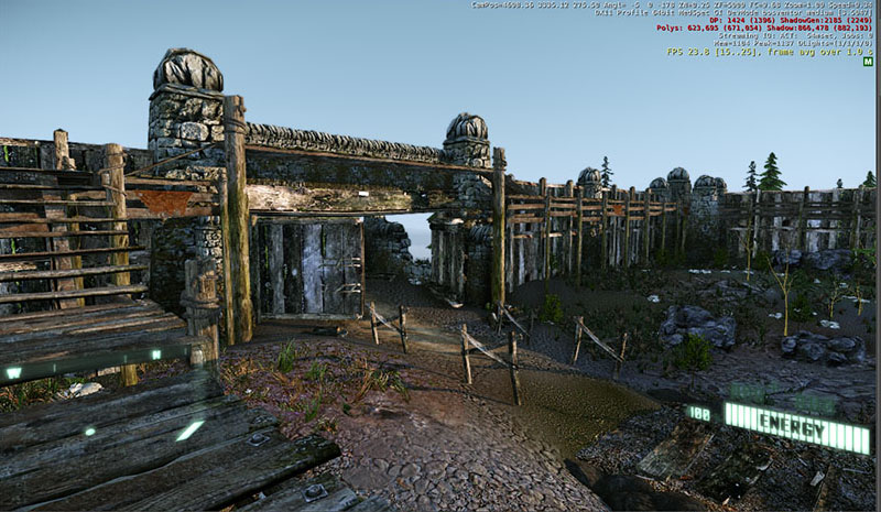 Inside the fortress - 3D Merlin's Blade Game